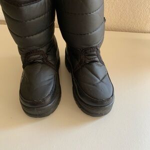 Kids Black Winter Boots